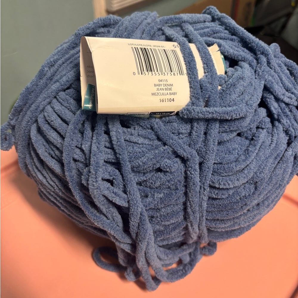 Bernat Baby Blanket Yarn Baby Denim